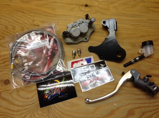 WR250X WR250R リアハンドブレーキ ダブルキャリパー エクストリーム