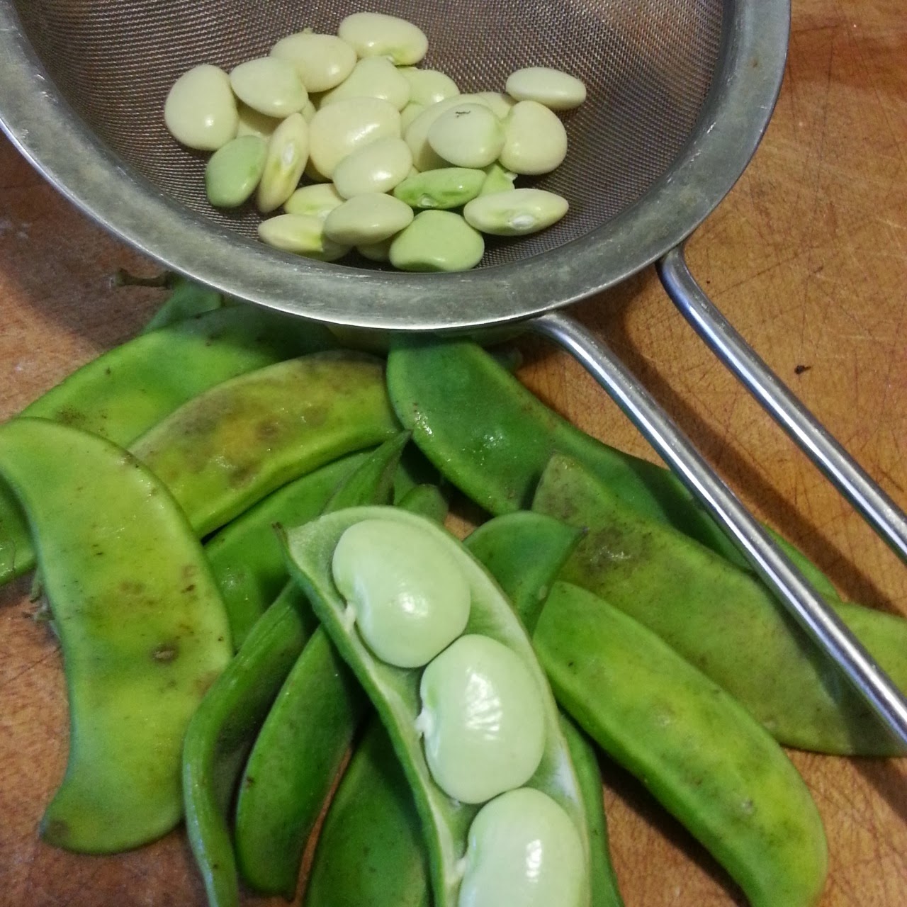 choke, artichoke fresh lima beans