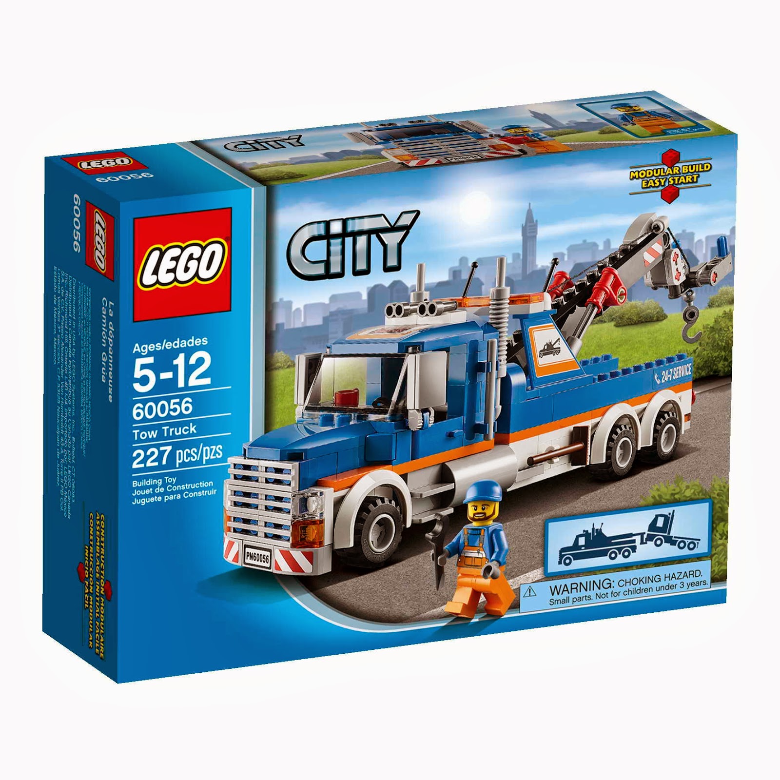 LEGO gosSIP: 111113 LEGO 60056 Tow Truck box art
