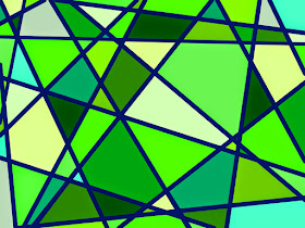 Muster Mosaik grün