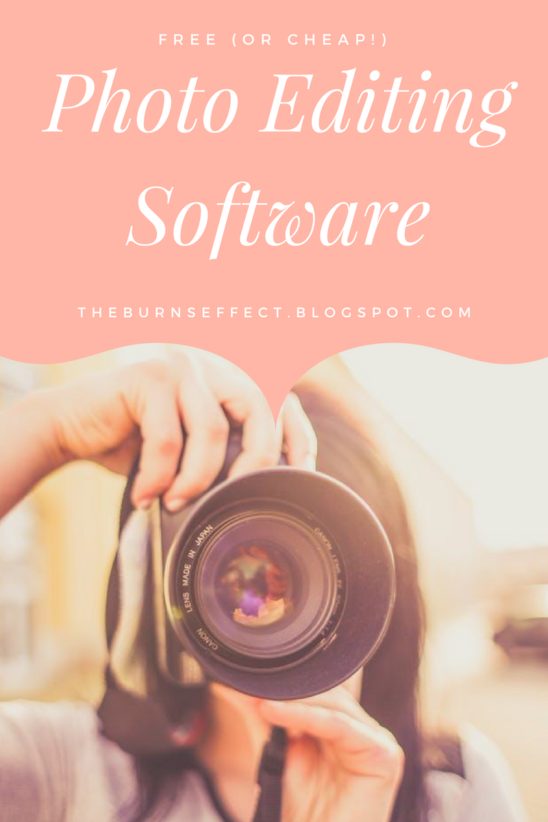 Free (or Cheap!) Photo Editing Software The Burns Effect