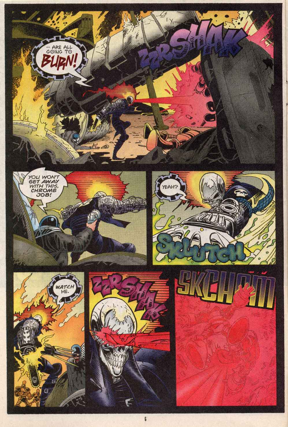 Read online Ghost Rider 2099 comic -  Issue #5 - 6