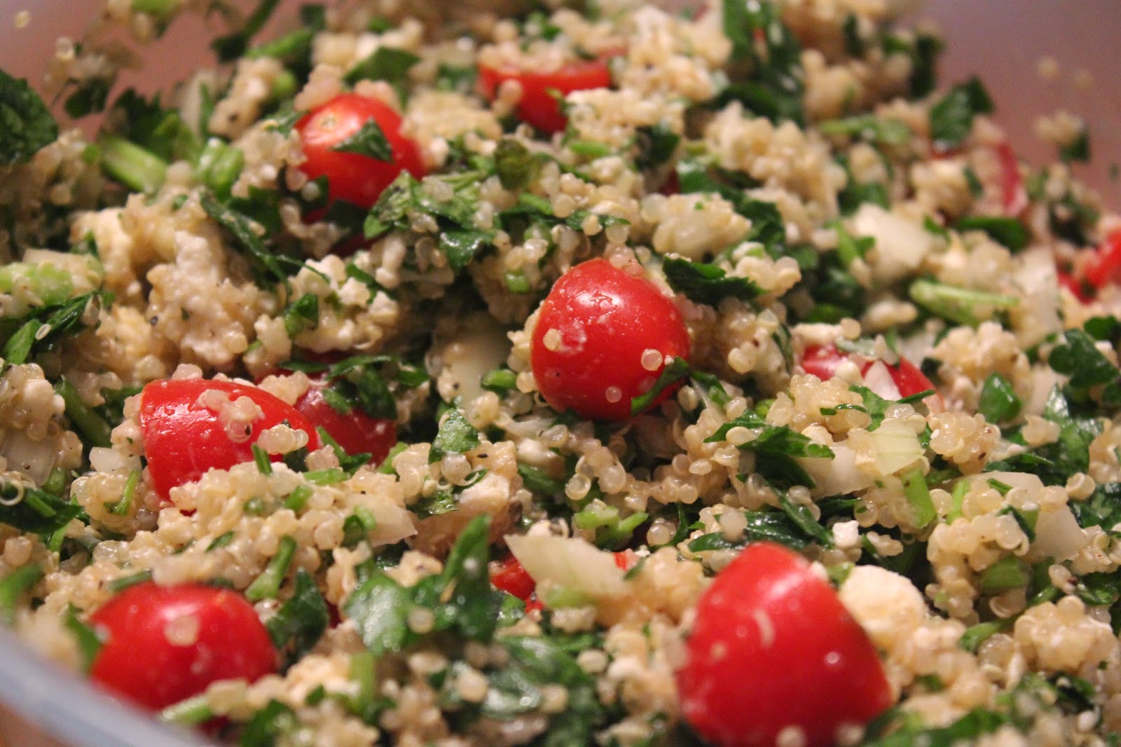 Krishna's 21 Day Fix Meals Quinoa Tabbouleh Salad