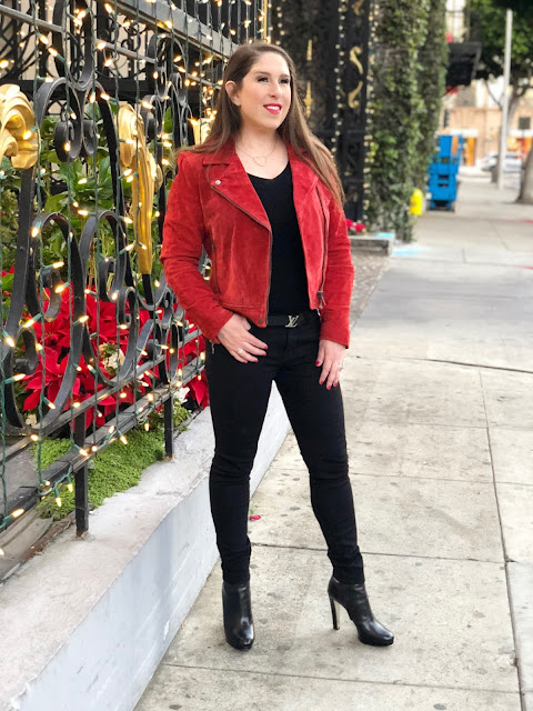 Blank Leather Jacket in Beverly Hills