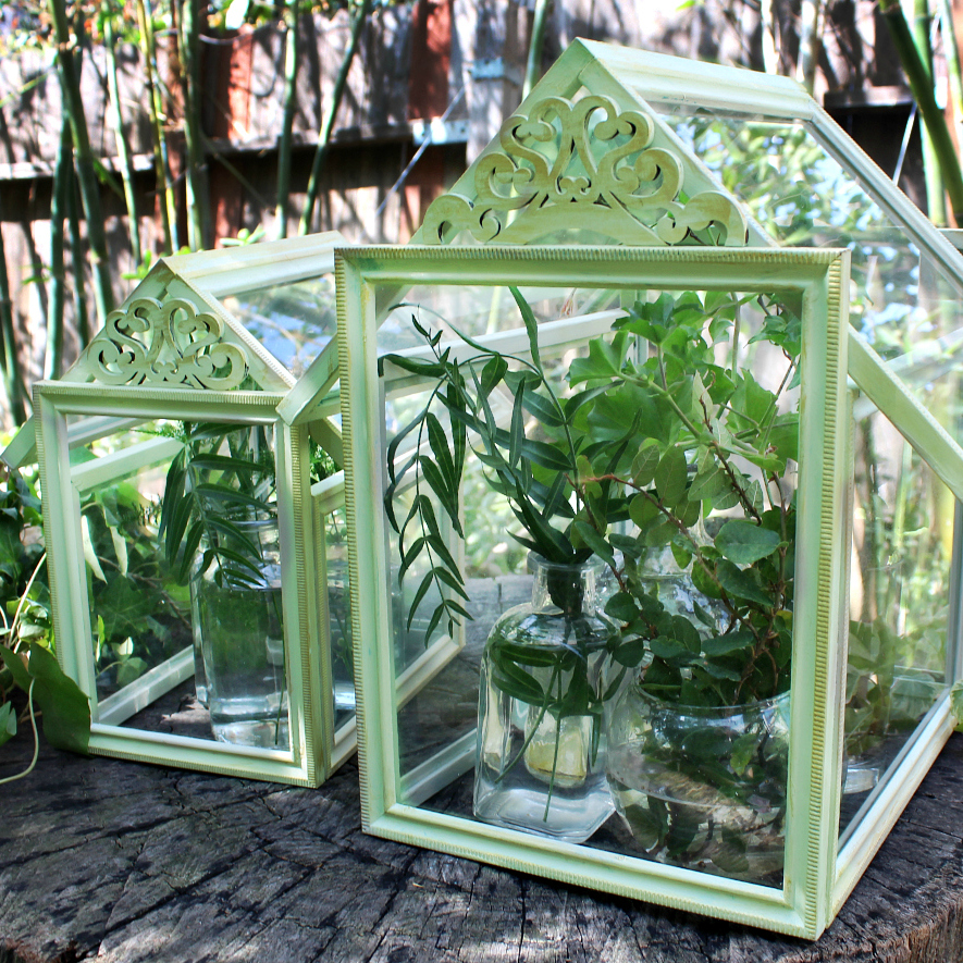 Mark Montano Dollar Store Frame Terrarium
