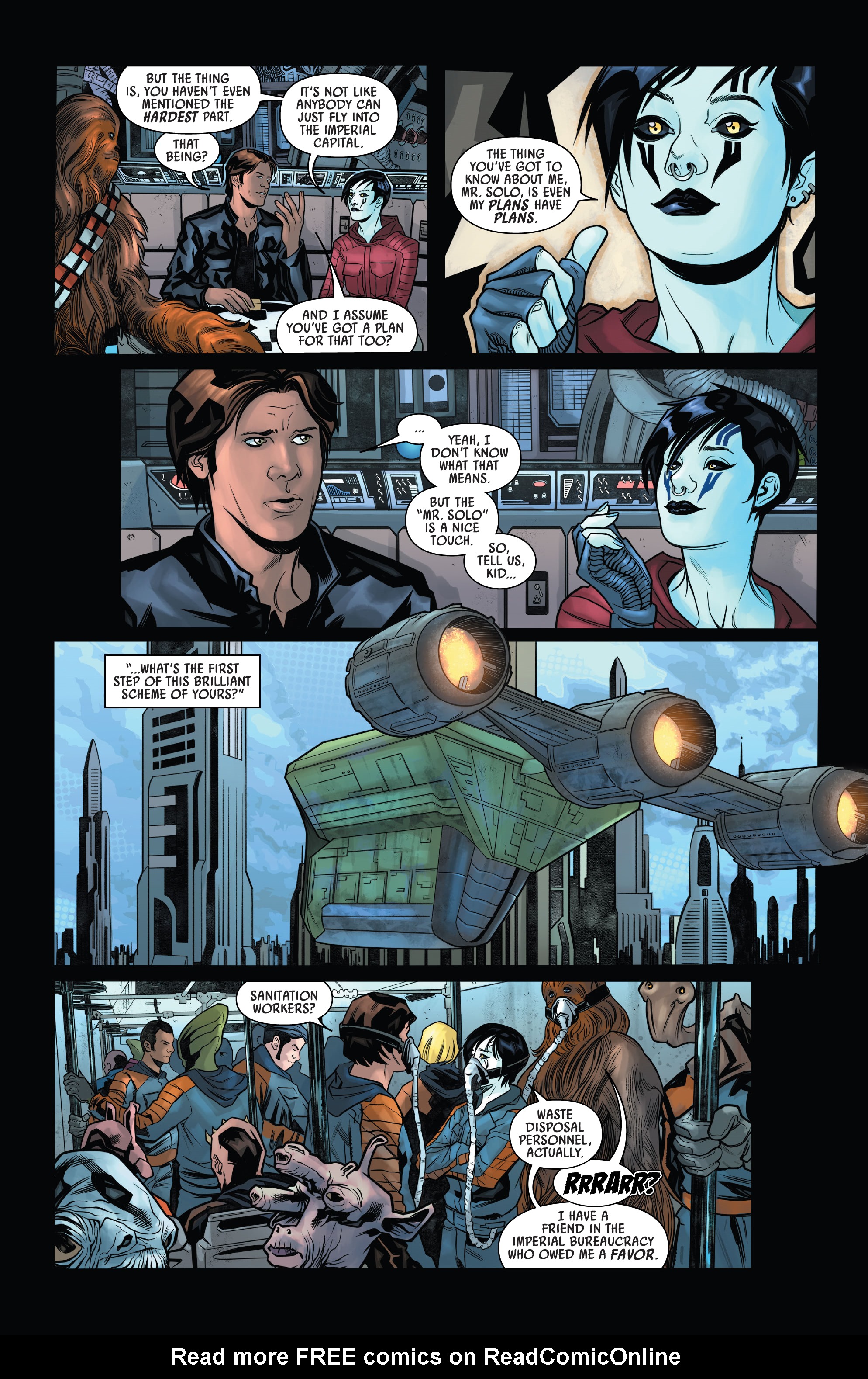Read online Star Wars: Han Solo & Chewbacca comic -  Issue #8 - 8
