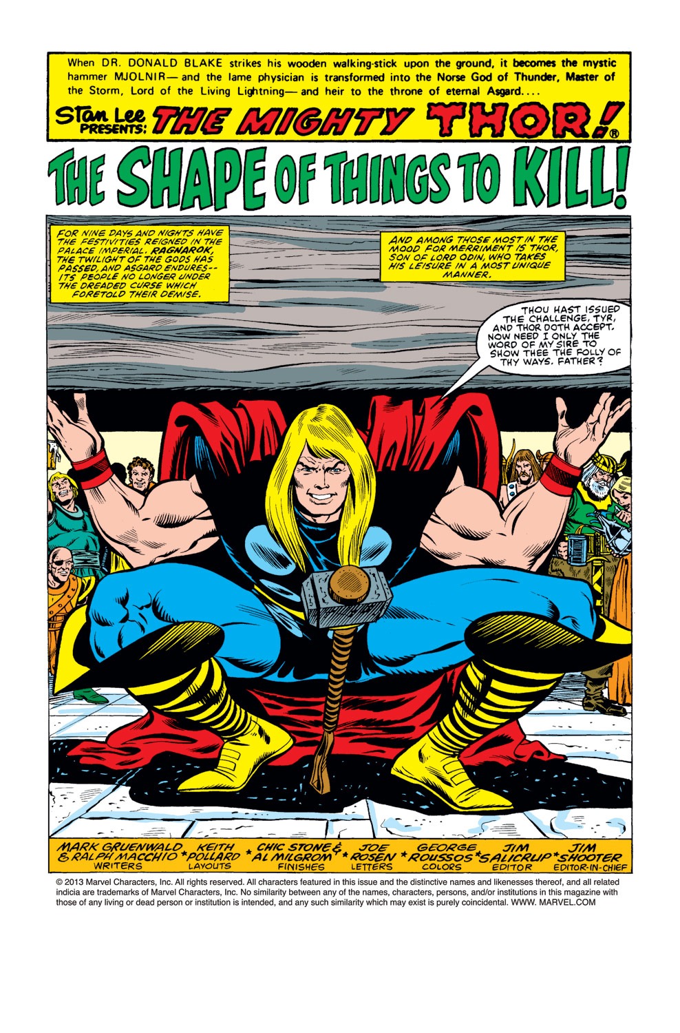 Read online Thor (1966) comic -  Issue #302 - 2