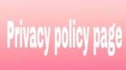 How to create privacy policy page for blogger 