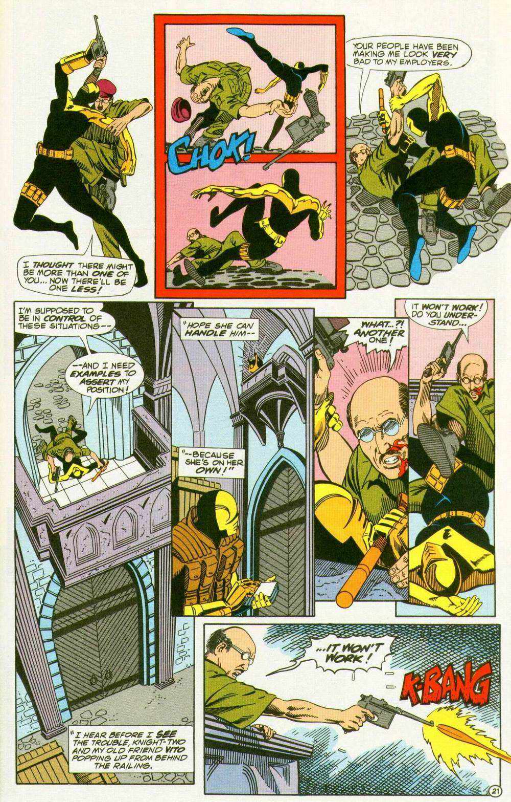 Read online Checkmate (1988) comic -  Issue #7 - 22