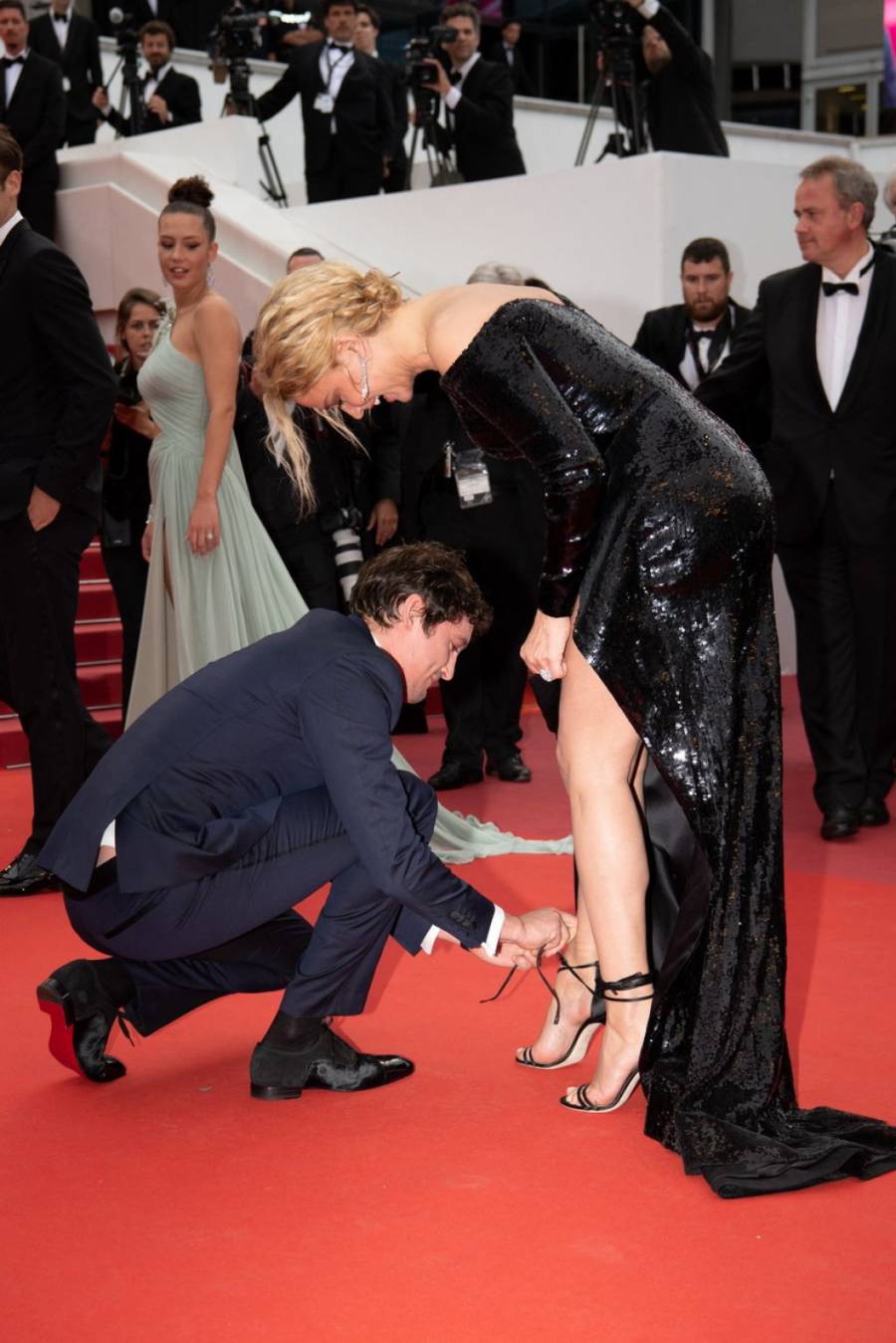 Model Virginie Efira At Red Carpet Cannes Film Festival Hollywood Stars