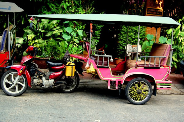 An old Tuk Tuk in Cambodia