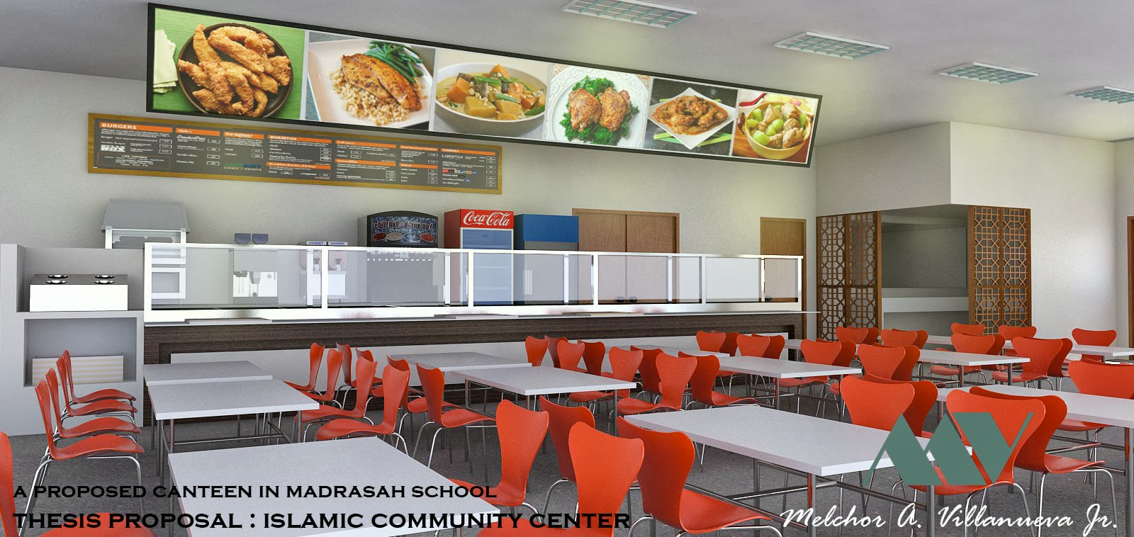 3D Interior Sample Sample Canteen