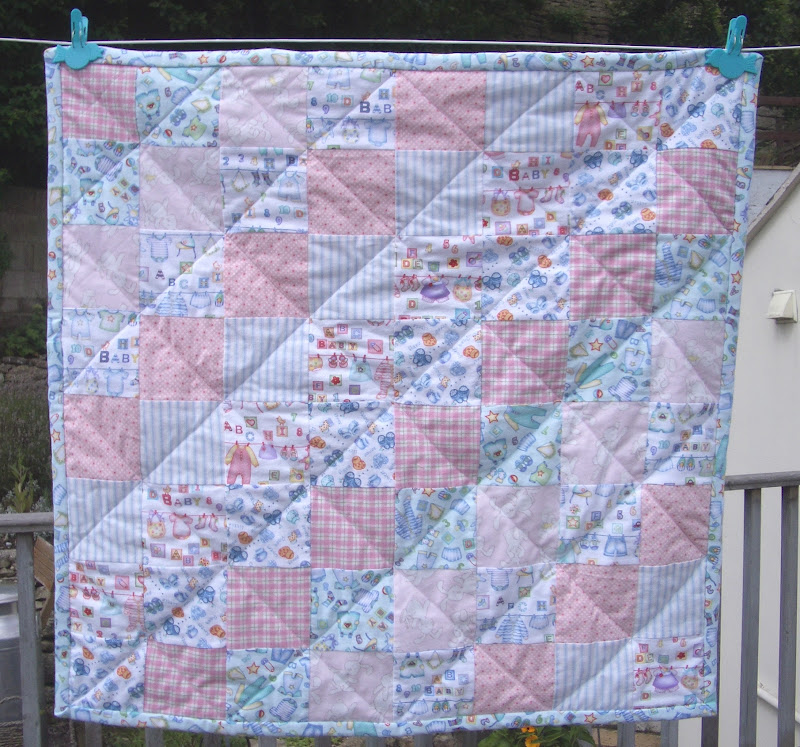 Flowers in the Window Cute and Cosy Flannel Baby Quilt
