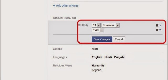 How to Hide Your Birth Date on Facebook : eAskme
