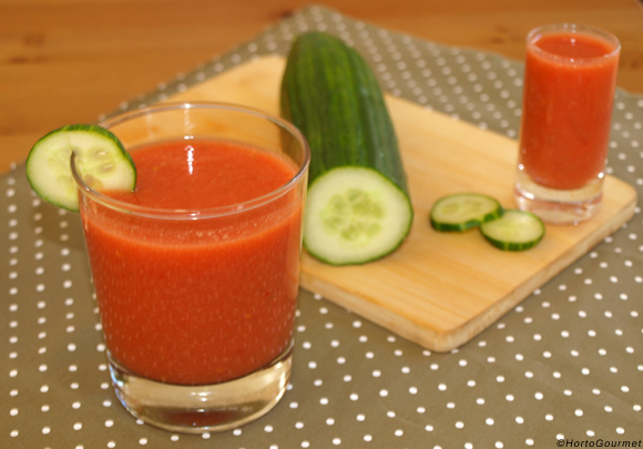 Receta Gazpacho andaluz receta tradicional HortoGourmet