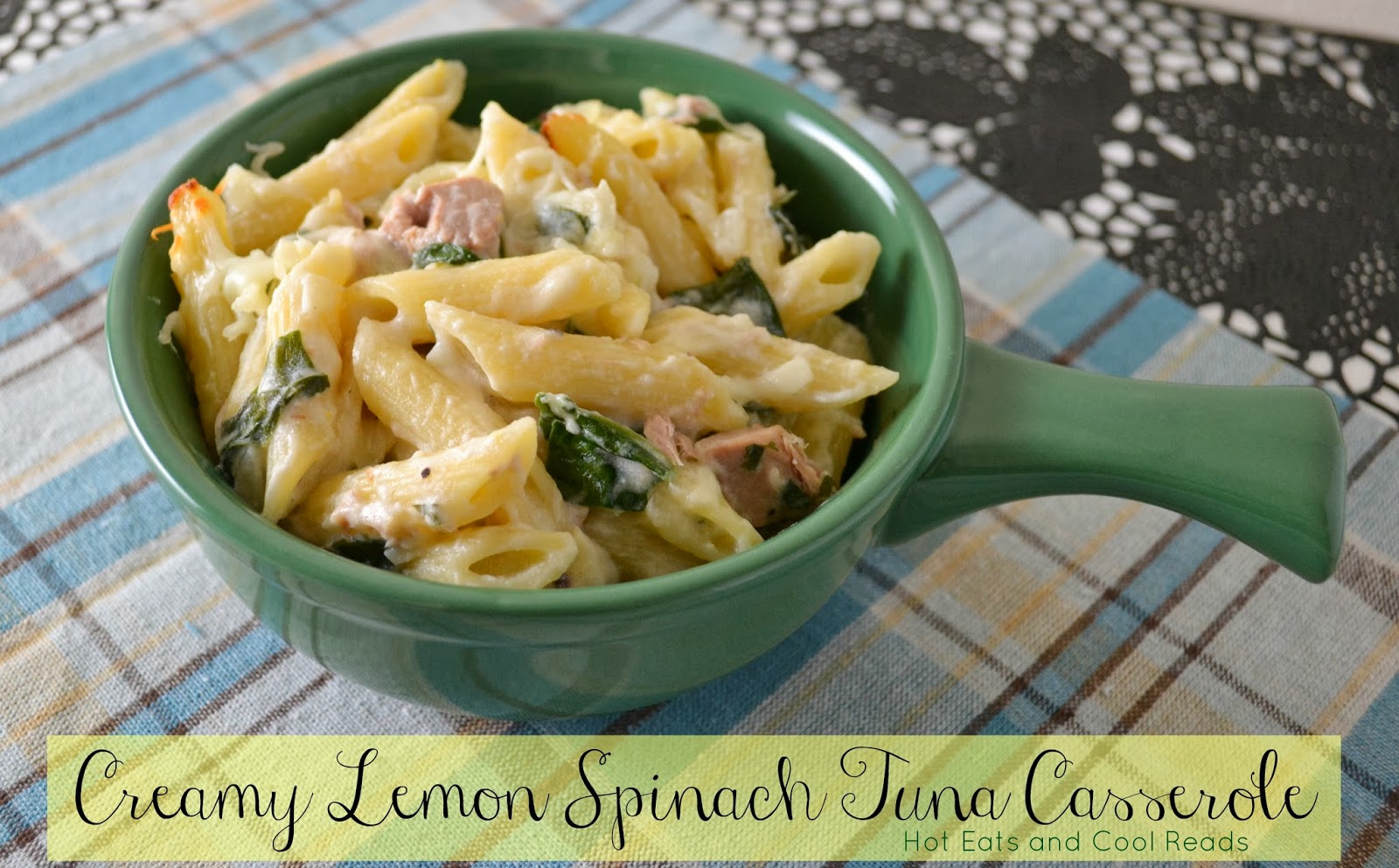 Creamy Lemon Spinach Tuna Casserole Recipe (No Cream Soup!)