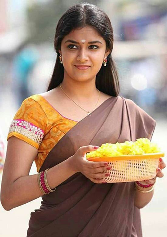 Keerthi Suresh Beautiful Photos In Sarees Hollywood Tollywood Bollywood Tamil