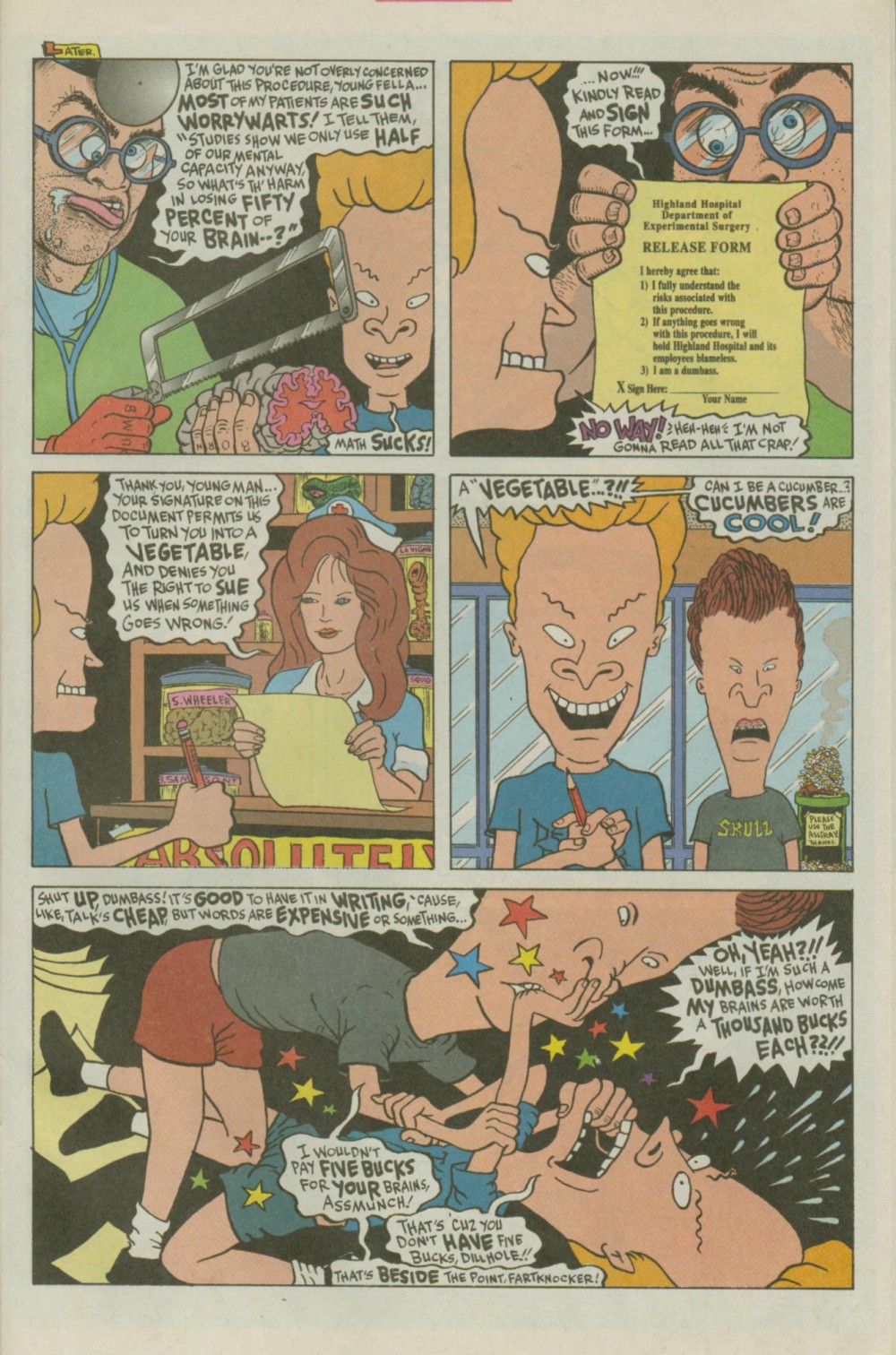 Read online Beavis and Butt-Head comic -  Issue #25 - 21