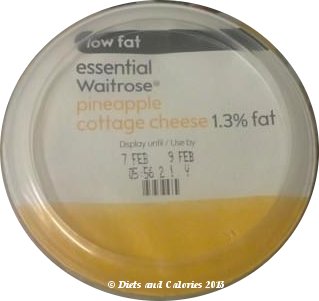 Diets And Calories Waitrose Low Fat Cottage Cheese With Pineapple