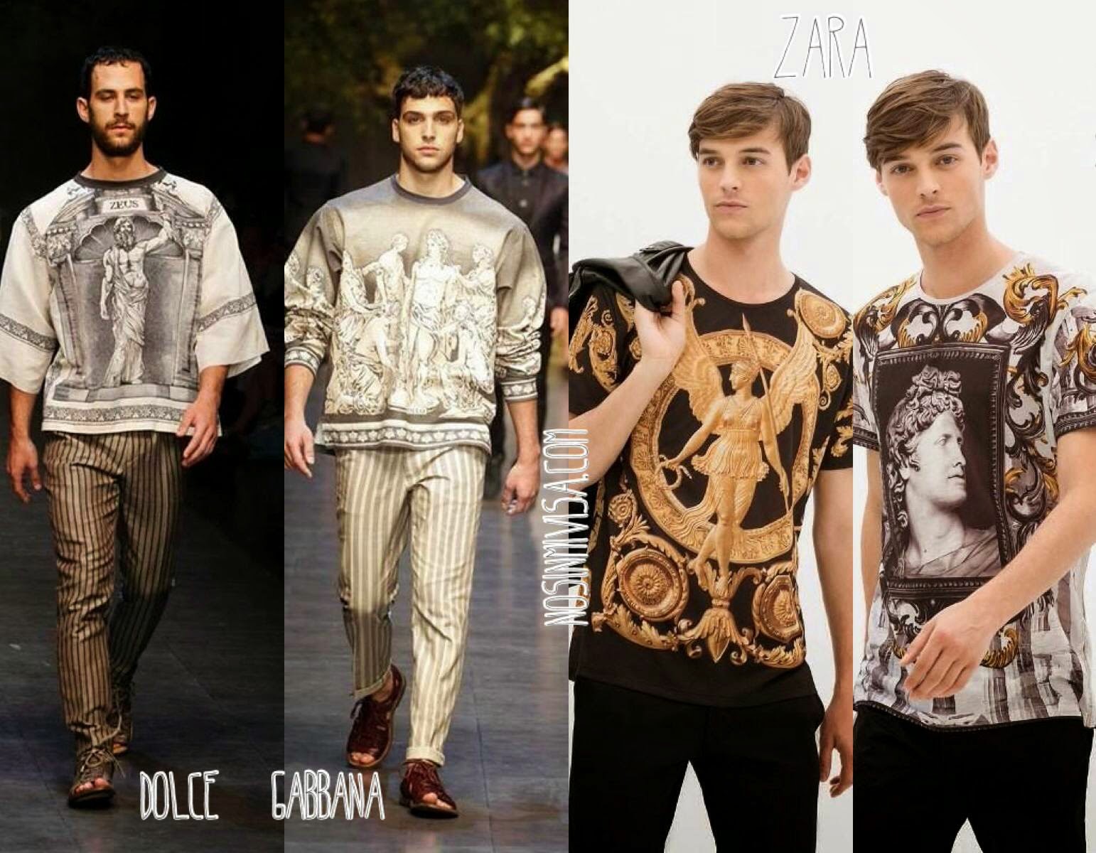 Clones | Dolce&Gabbana Vs. Zara | Belleza