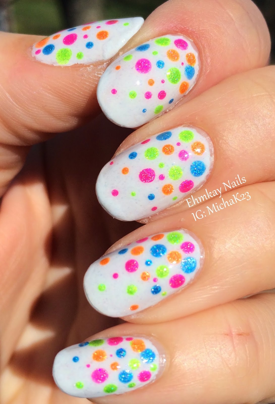 ehmkay nails: Easter Egg Dots with Cirque Colors Nordstrom Exclusives