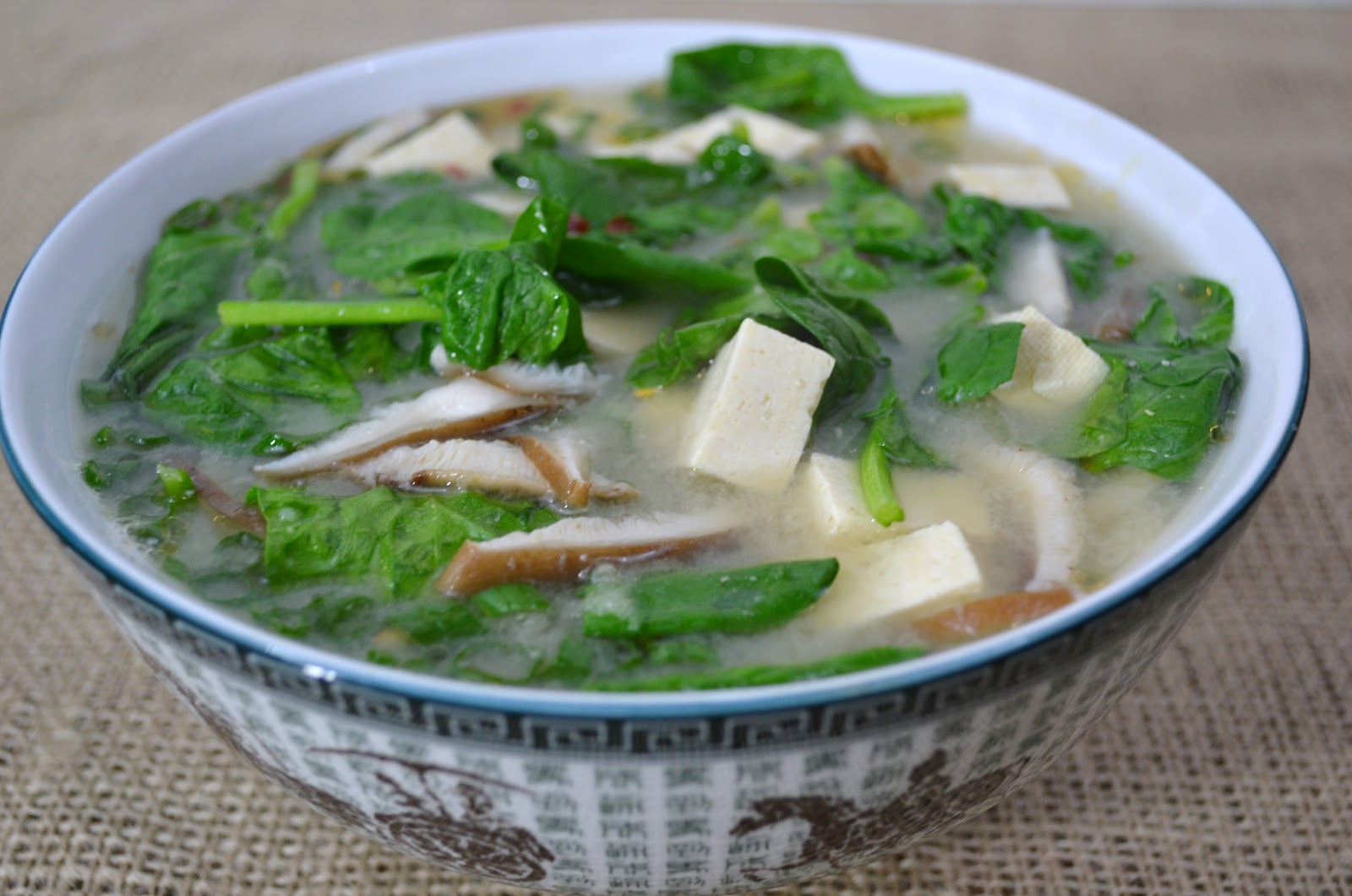 kale and kumquats Miso Udon Soup