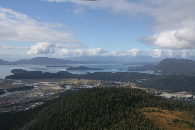 Helicopter View of Airport and Auke Bay