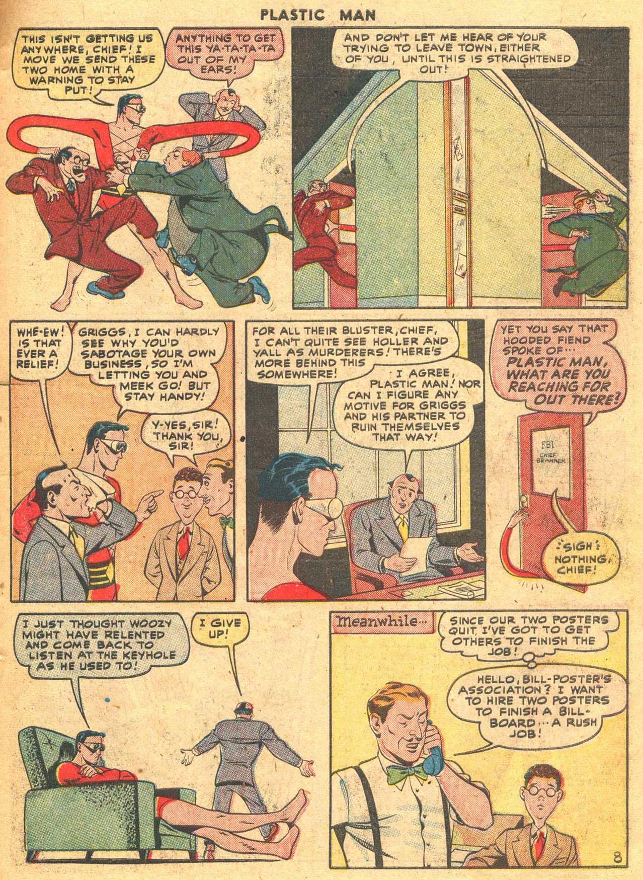 Read online Plastic Man (1943) comic -  Issue #7 - 43