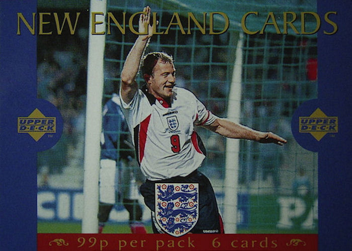 1998 88 Upper Deck England Paul Gascoigne Three Lions Chase card No 