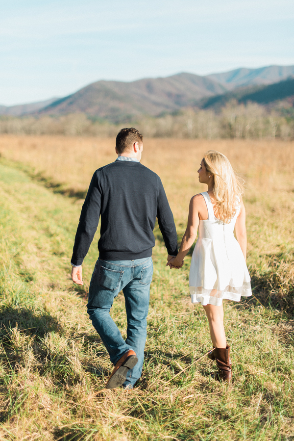 CADES COVE ENGAGEMENT The Southeastern Bride