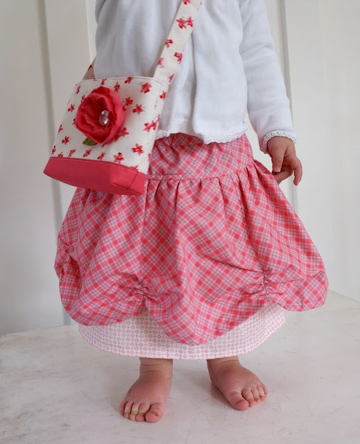 This scalloped skirt would be perfect sewn up for Easter