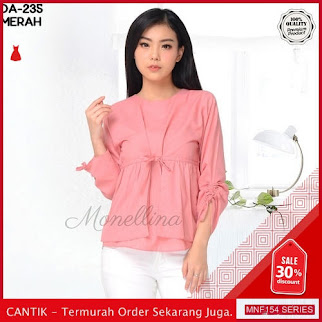 MNF154A120 Atasan Da Wanita 235 Serut Tangan Kerja 2019 BMGShop