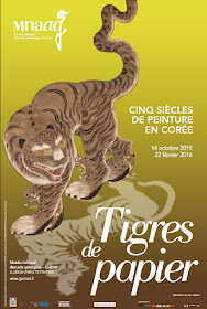 affiche exposition musée guimet tigres de papier