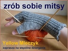 Tutorial - jak zrobić mitenki na drutach