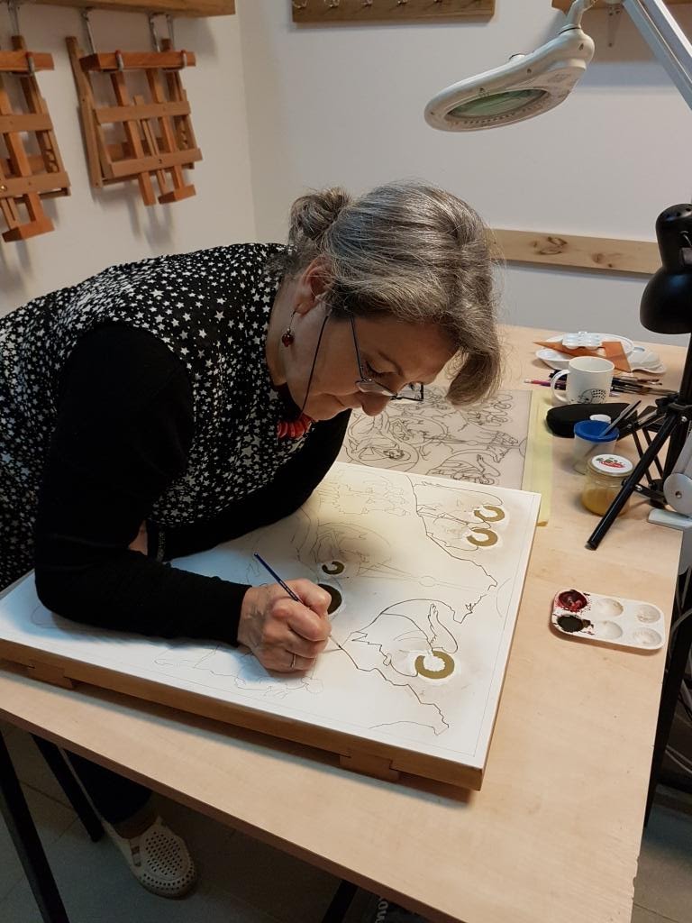 Ikony: ikona bożego narodzenia Pracownia Ikonograficzna: Warsztaty pisania ikon z ikoną Bożego