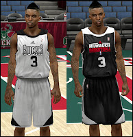 NBA 2K13 Milwaukee Bucks Practice Jersey Patch