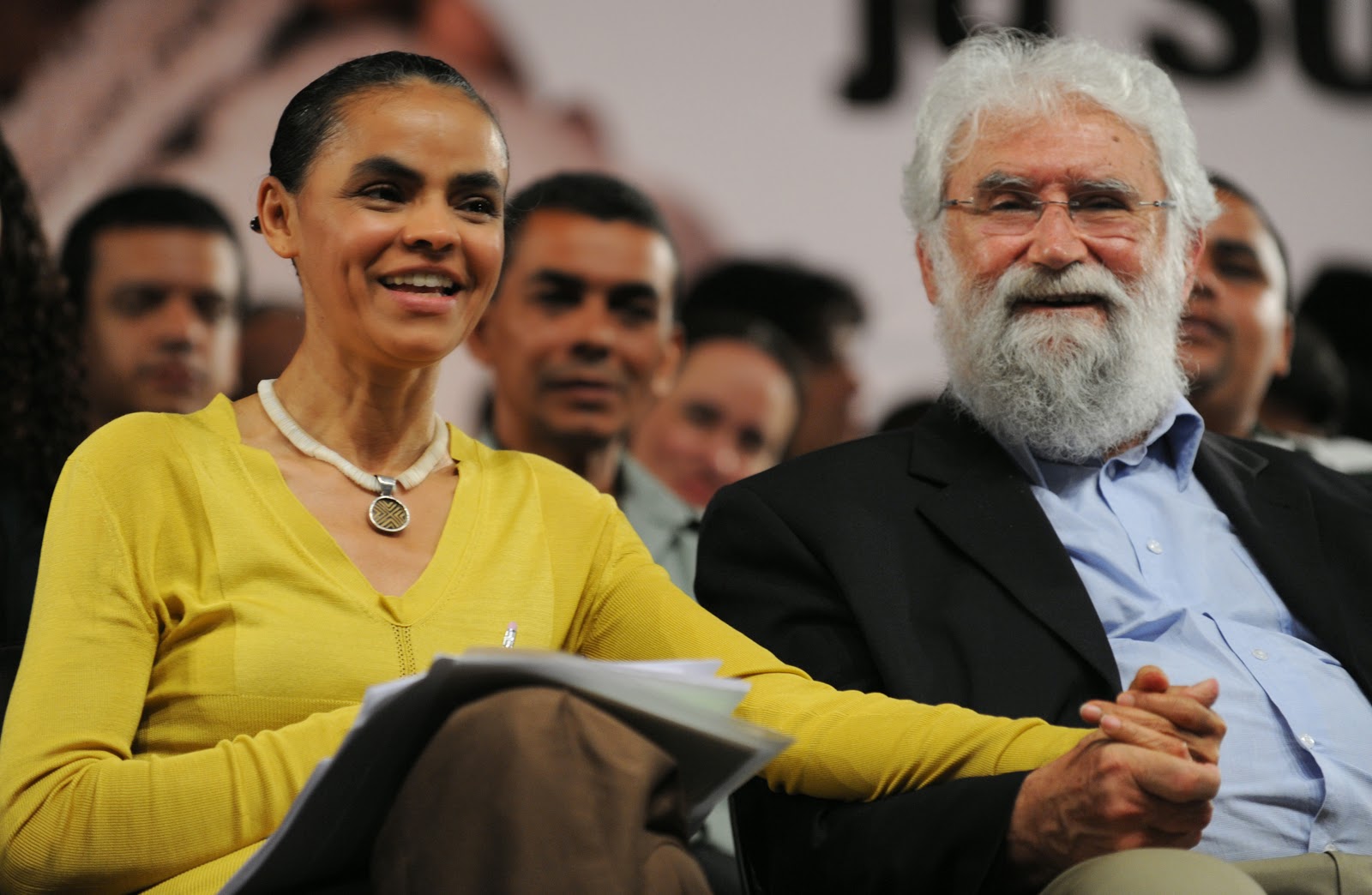 Marina Silva & Leonardo Boff, June 2010.