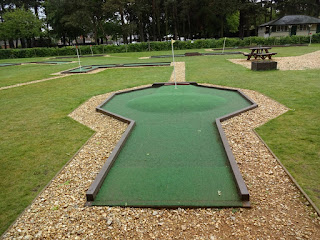 Crazy Golf course at Eaton Park in Norwich