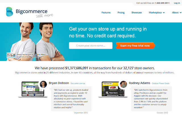 commercial ecommere solution - bigcommerce 