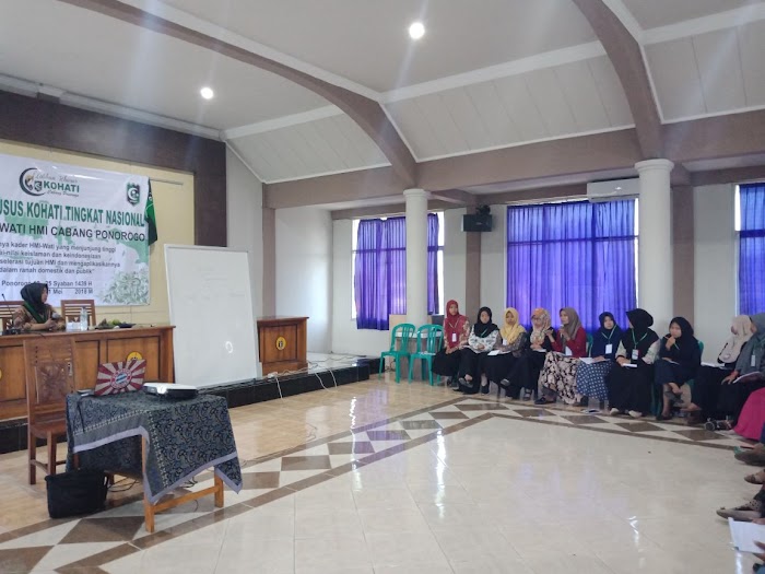 Kohati Cabang Ponorogo Gelar LKK Stadium General Oleh Ketua Bidang PSDO Kohati PB HMI