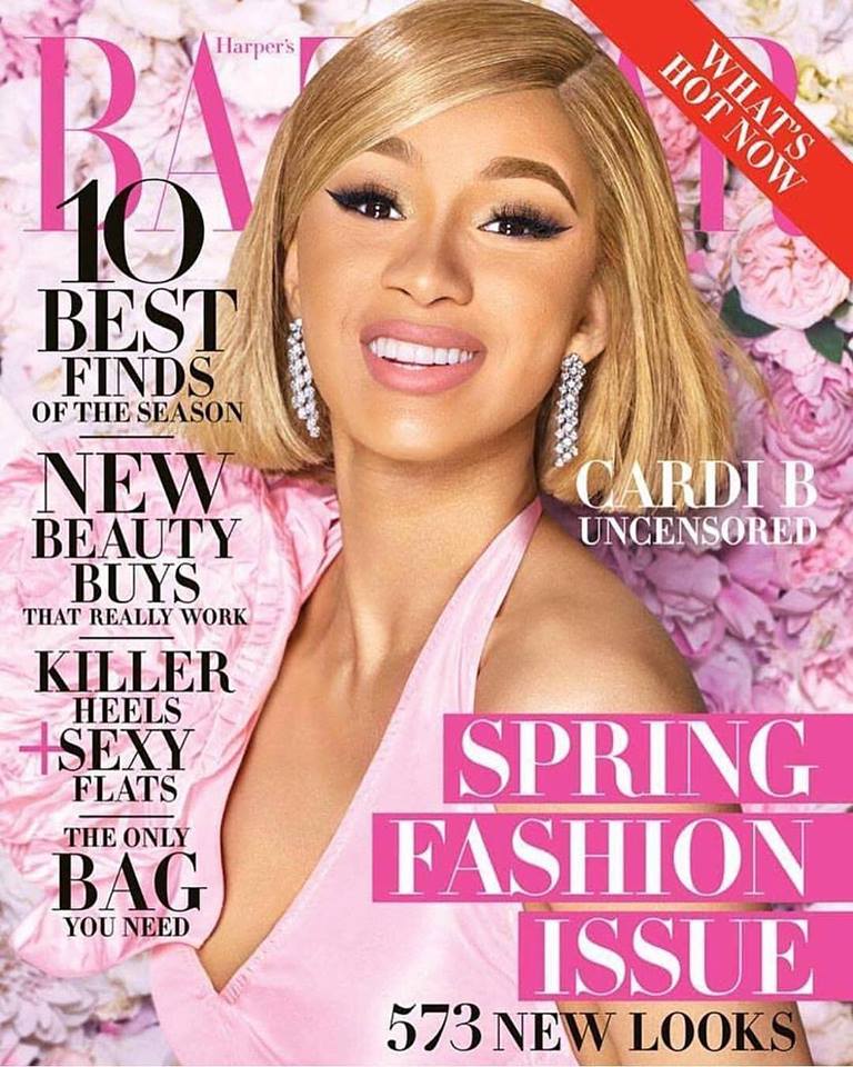 DIARY OF A CLOTHESHORSE MUST SEE Cardi B covers Harper’s Bazaar US