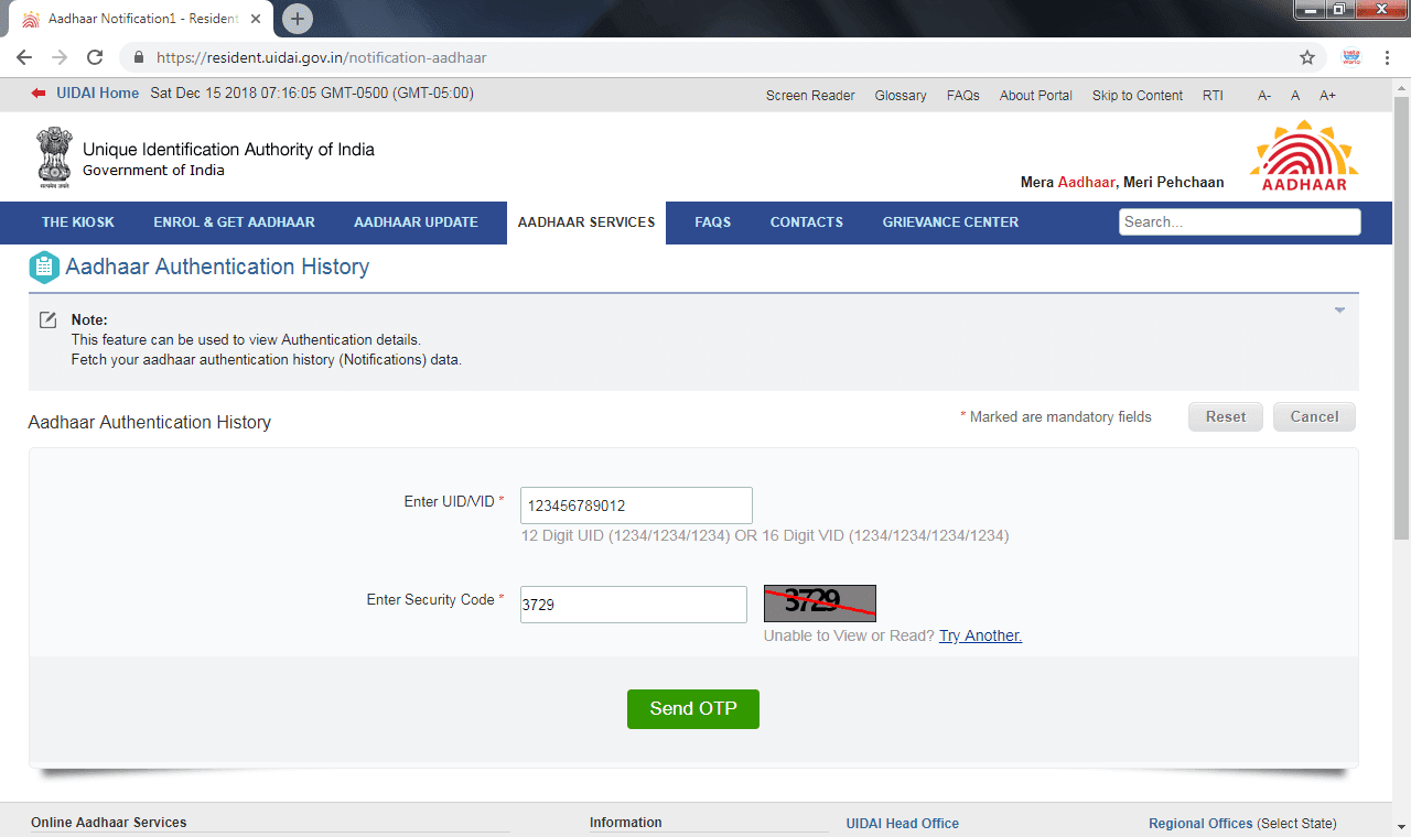 How to check where your Aadhaar card has been used in the last six