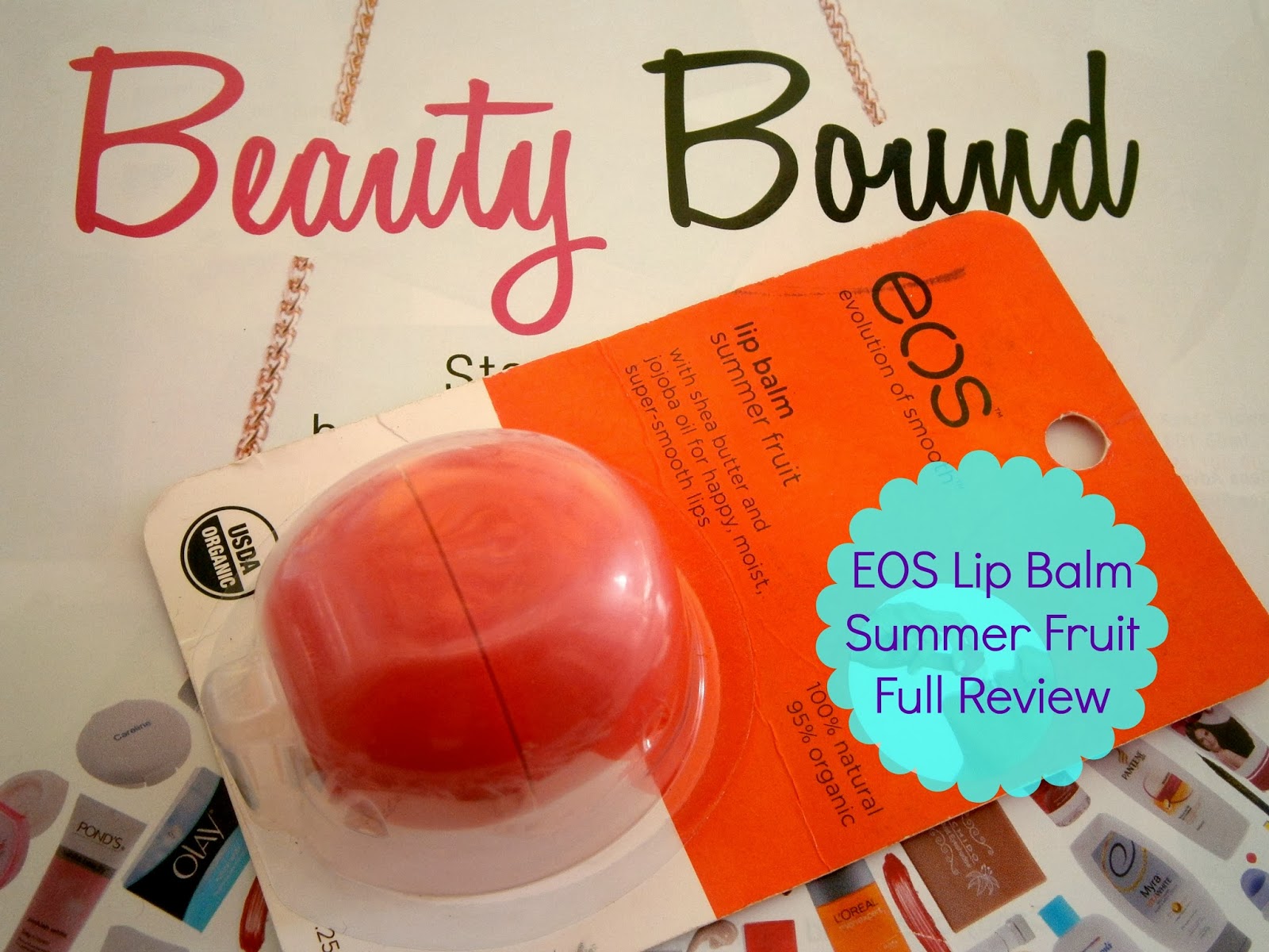 Mineeh11 Makeup Spotlight EOS Lip Balm in Summer Fruit