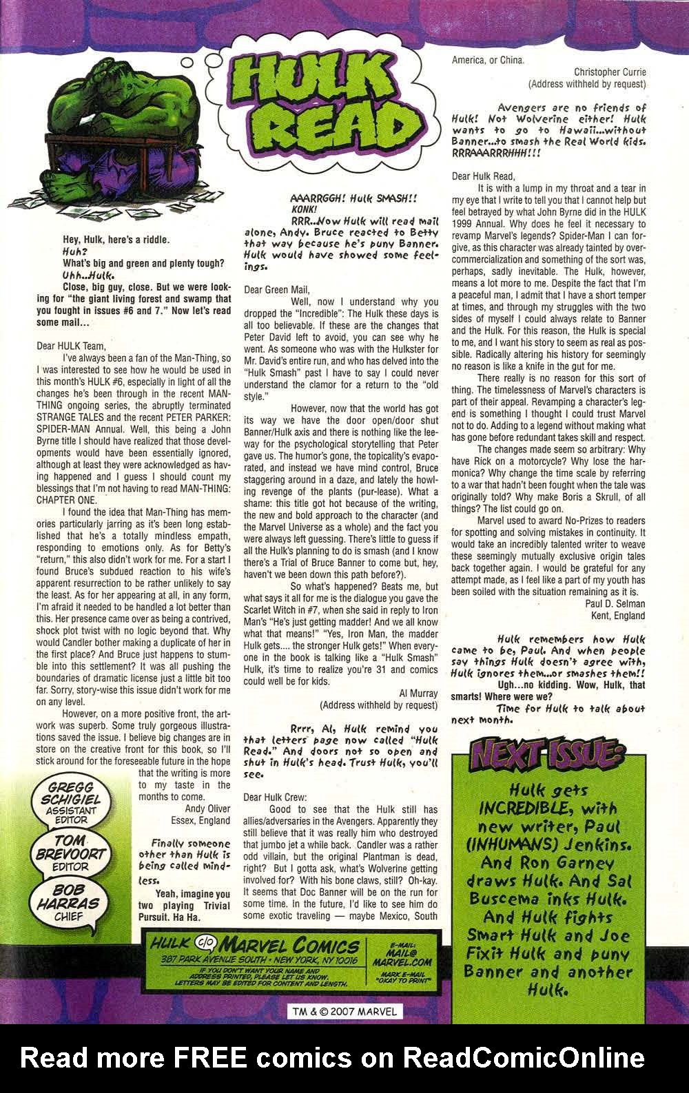 Read online Hulk (1999) comic -  Issue #11 - 33