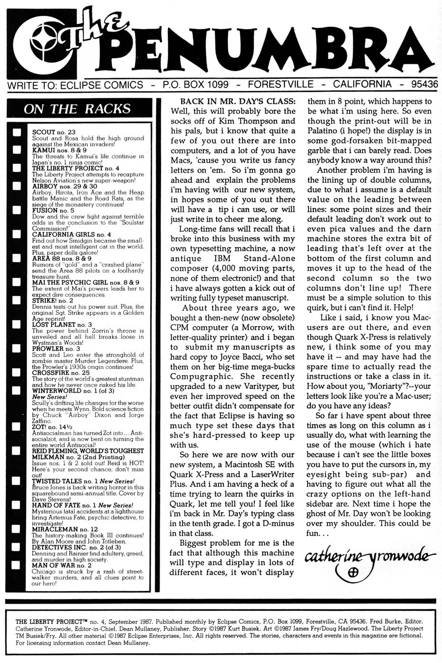 Read online Liberty Project comic -  Issue #4 - 2