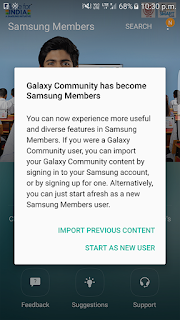 Galaxy Community became samsung members Galaxy Community became samsung members