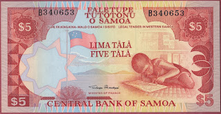 Samoa 5 Tala 2003 P# 33a