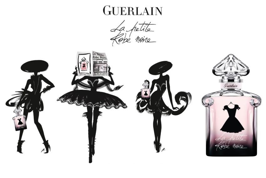 Духи черное платье картинка