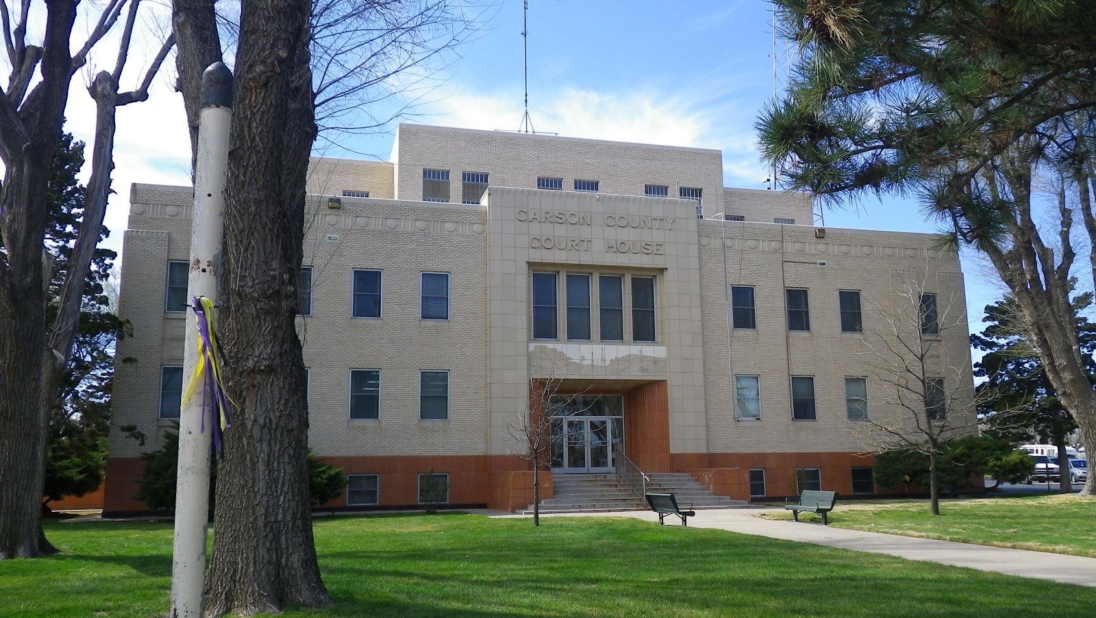 Texas Courthouse Tour SPRING BREAK TRIP 3/13 Memphis, Clarendon, Claude, Panhandle, Pampa
