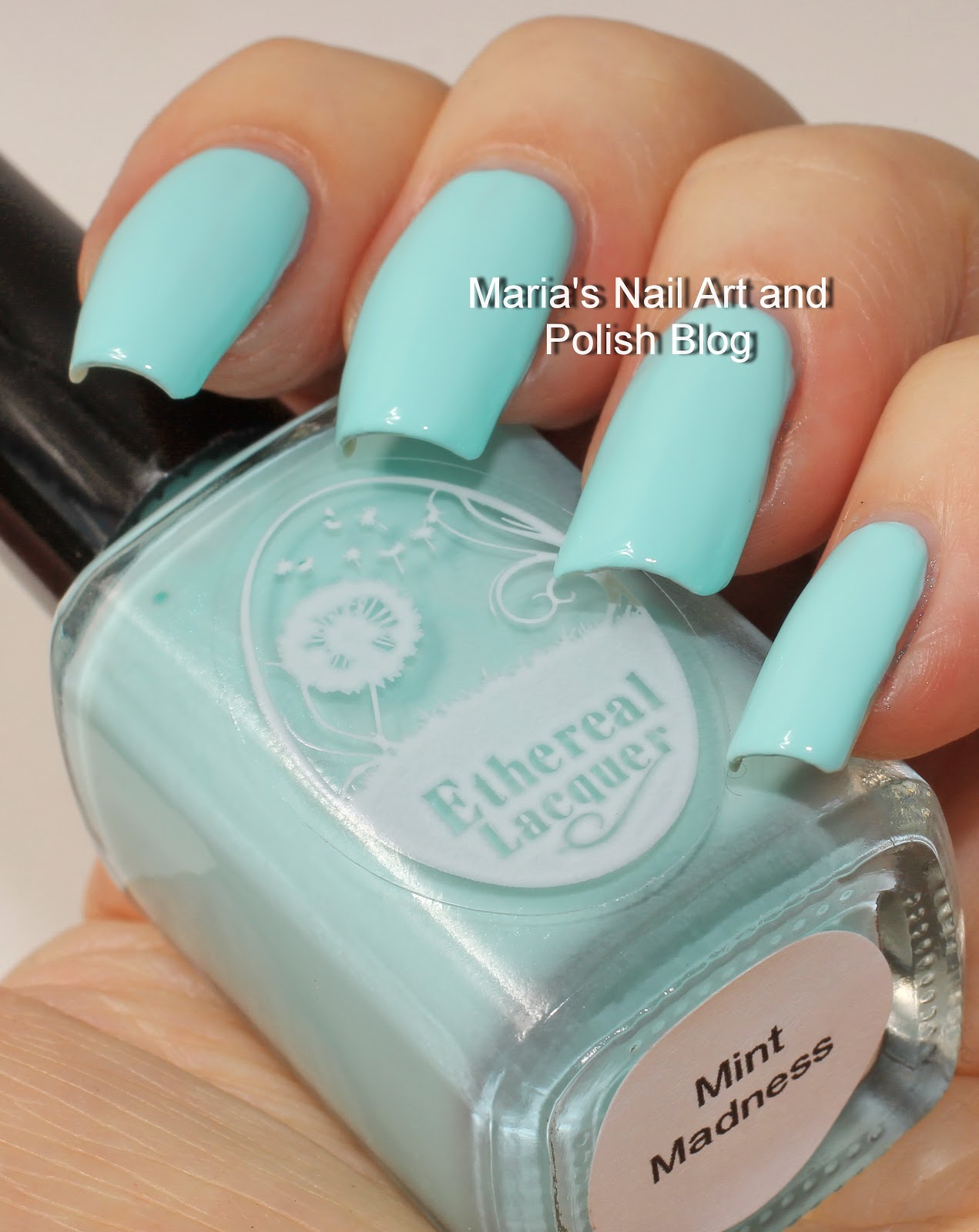 Marias Nail Art and Polish Blog Ethereal Lacquer Mint Madness swatches